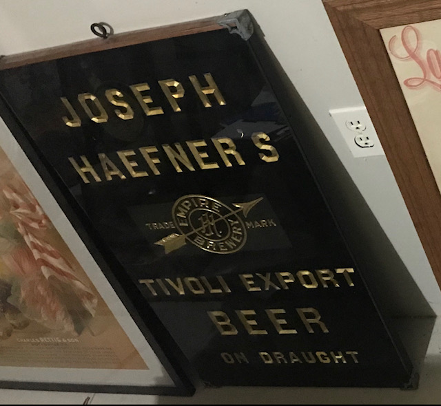 Haefner's Beer Sign